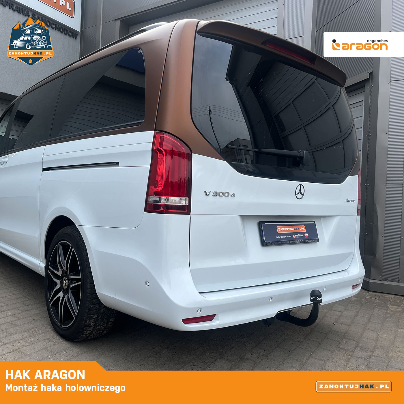 montaż haka holowniczego w mecedesie